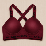 Kiss & Kiss Ladies Cross-Back Push-Up Bra