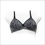 Ladies Leopard Print Non-Wired Bra