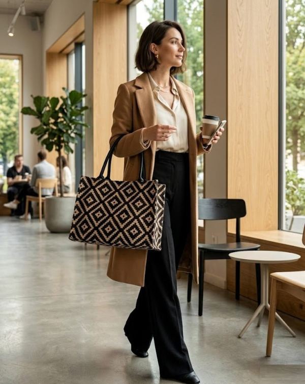 Geometric Pattern Handbag
