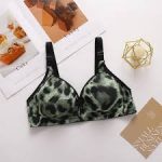 Ladies Leopard Print Non-Wired Bra