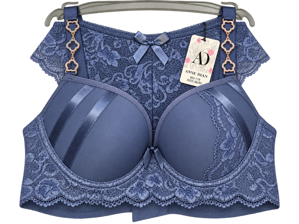 Satin and Lace Lingerie Set