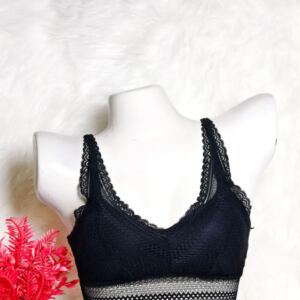 paded net bra