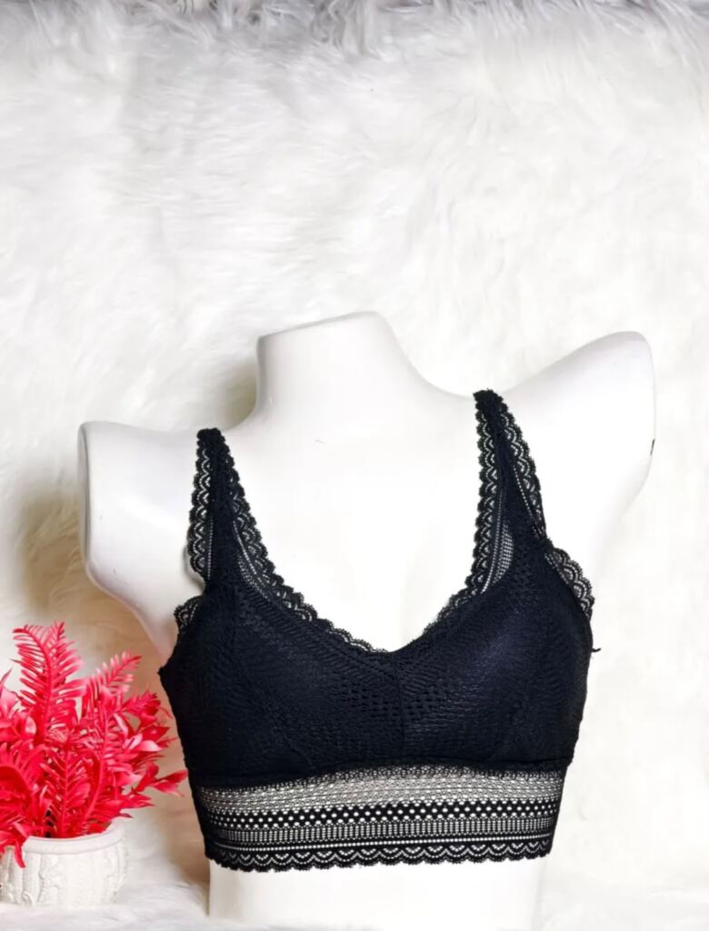 paded net bra
